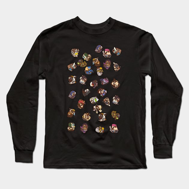 Overwatch Pugs Long Sleeve T-Shirt by KingVenita